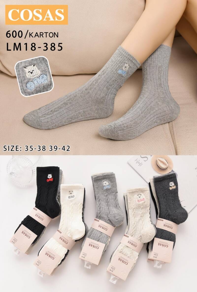 Skarpety damskie Roz 35-42, Mix kolor Paczka 40 szt